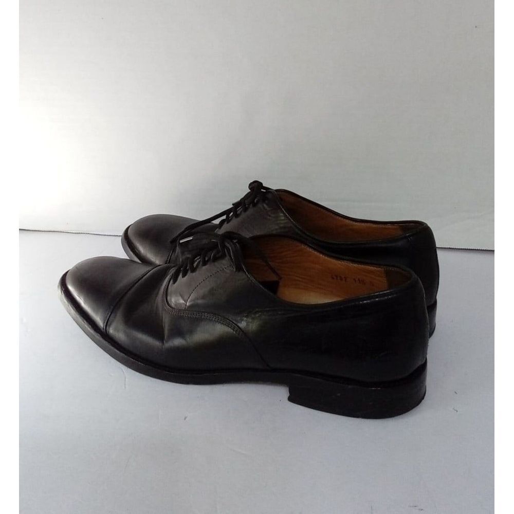 Classic Black‎ Leather Oxford Dress Shoes Formal Business Lace-up